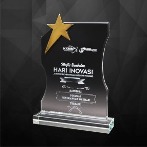 Crystal Star Plaque CR9252