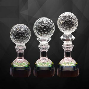 Crystal Trophy Crystal Golf Trophy CR9282 Crystal Golf Trophy CR9282