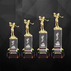 Crystal Trophy Crystal Golf Trophy CR9284 Crystal Golf Trophy CR9284