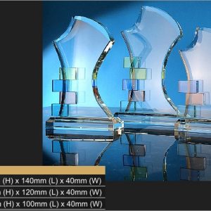 Crystal Plaques Crystal Plaque CR9297 Crystal Plaque CR9297