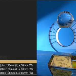 Globe Crystal Award CR9301
