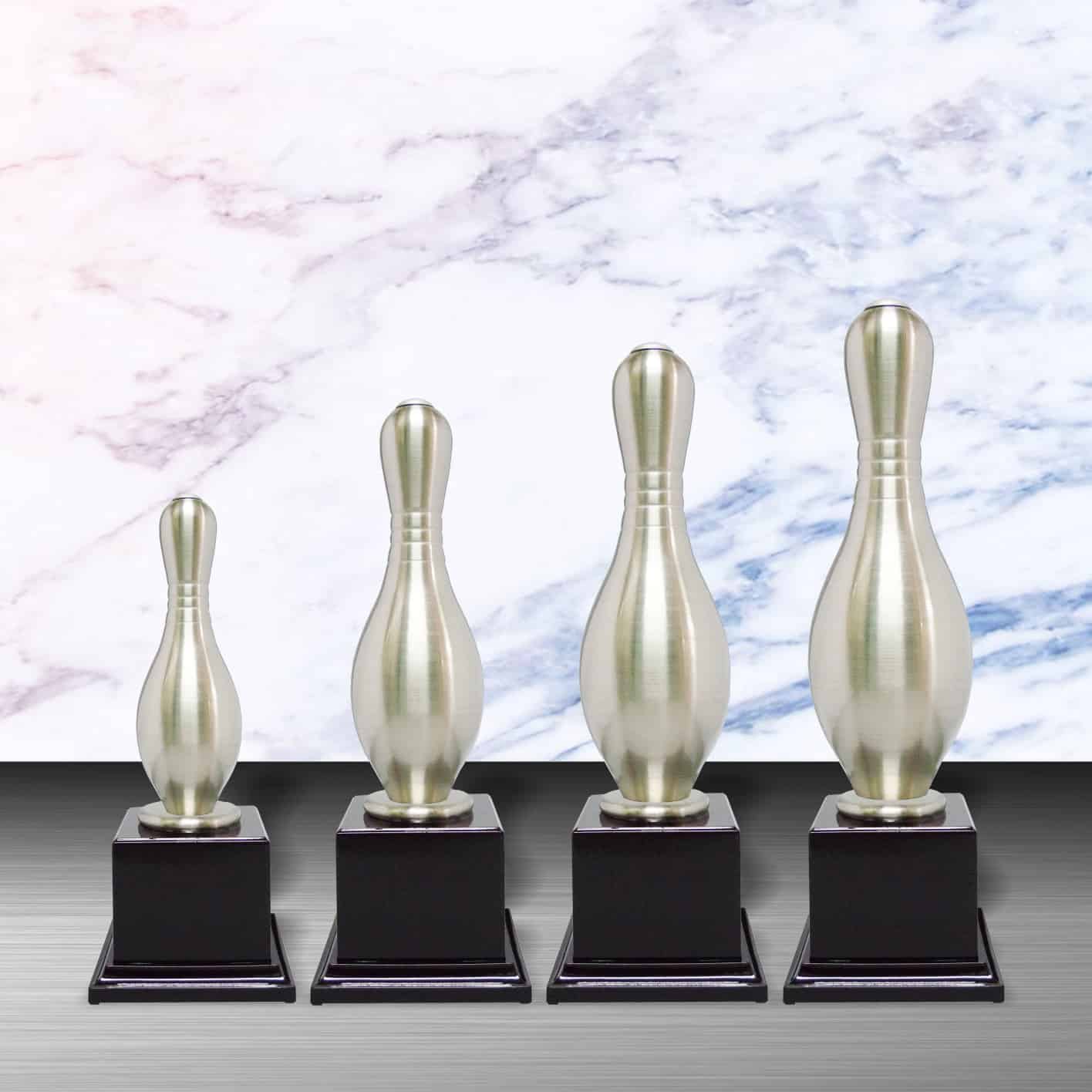 Bowling Trophy Silver Bowling Trophy EXWS6034 Silver Bowling Trophy EXWS6034
