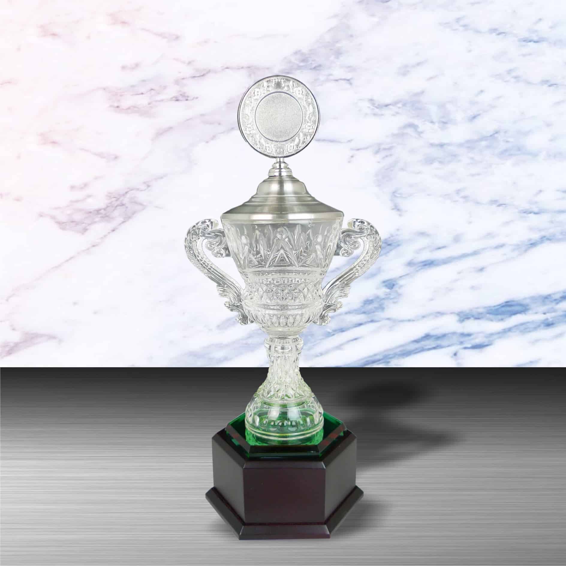 Crystal Trophy Silver Crystal Trophy EXWS6102 Silver Crystal Trophy EXWS6102