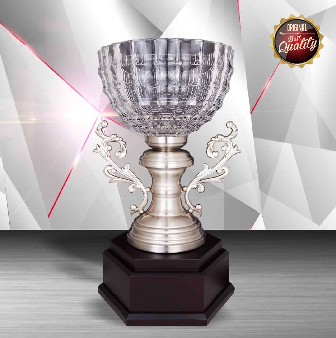 Crystal Trophy Silver Crystal Trophy EXWS6126 Silver Crystal Trophy EXWS6126