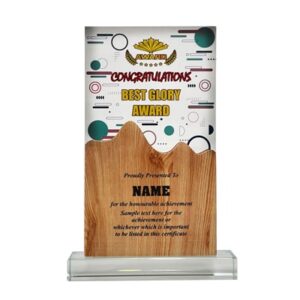 Acrylic Plaque SP5104