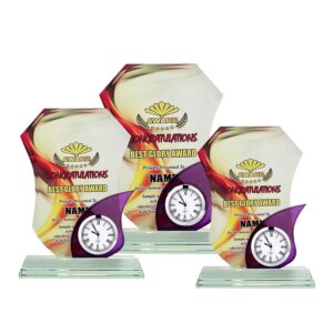 Clock Plaques Crystal Plaque CL2080 Crystal Plaque CL2080