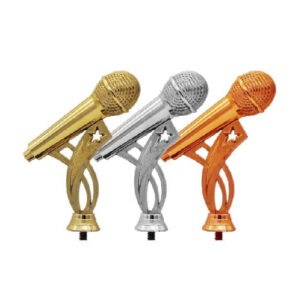 Plastic Microphone Trophy ACPF01M